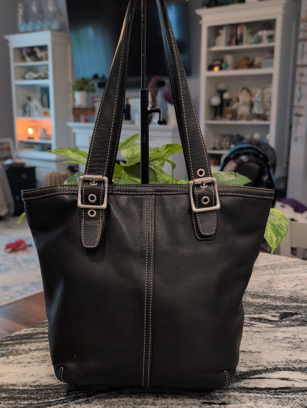 Coach Hampton Leather Tote - VINTAGE - Y2K